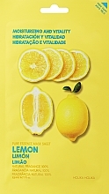 Fragrances, Perfumes, Cosmetics Toning Face Sheet Mask with Lemon Extract - Holika Holika Pure Essence Mask Sheet Lemon