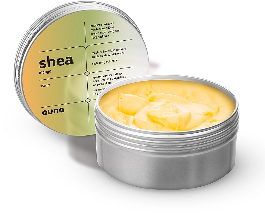 Mango Face & Body Shea Butter - Auna Shea Mango Butter — photo N10