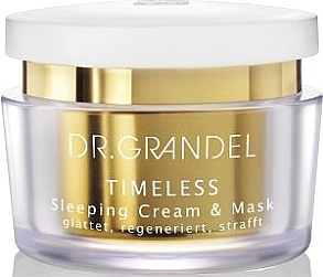 Night Face Cream Mask - Dr. Grandel Timeless Sleeping Cream & Mask — photo N1