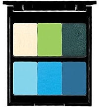 Fragrances, Perfumes, Cosmetics Eyeshadow Palette, 6 Shades - Pierre Rene Palette Match System Eyeshadow Turguise Dream