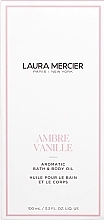 Ambre Vanilla Aroma Bath & Body Oil - Laura Mercier Aromatic Bath & Body Oil — photo N3
