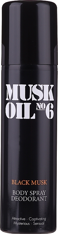 Gosh Muck Oil No.6 Black Musk - Deodorant Spray — photo N1
