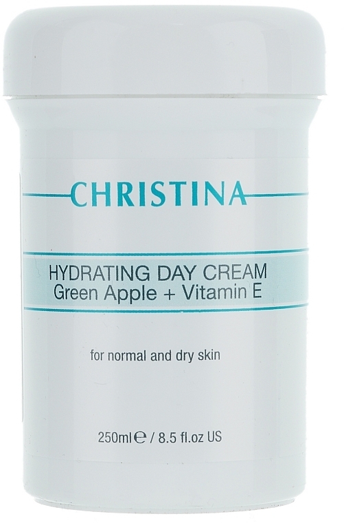 Moisturizing Green Apple & Vitamin E Day Cream for Normal & Dry Skin - Christina Hydrating Day Cream Green Apple — photo N1