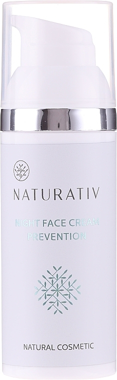 Night Face Cream - Naturativ Facial Night Cream 30+ — photo N1