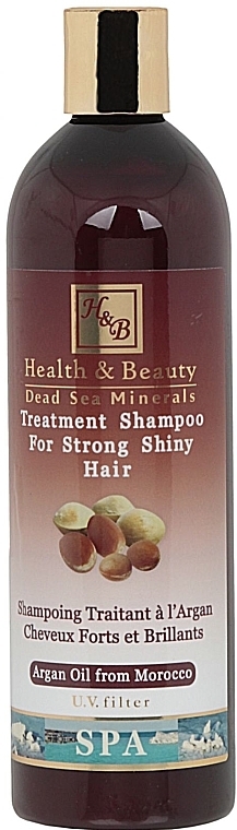 Argan Treatment Shampoo for Strong Shiny Hair - Health And Beauty Argan Treatment Shampoo for Strong Shiny Hair — photo N1