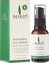 Fragrances, Perfumes, Cosmetics Eye Serum - Sukin Antioxidant Eye Serum