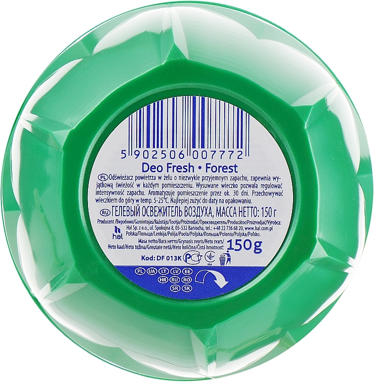 Gel Air Freshener 'Green Forest' - Kolorado Deo Fresh Deluxe — photo N6