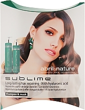 Set - Abril et Nature Hyaluronic Sublime (sh/30ml + mask/30ml) — photo N6