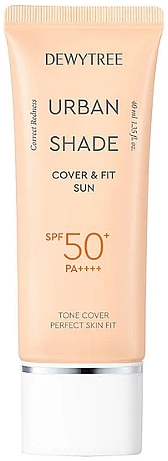 Smoothing Sunscreen - Dewytree Urban Shade Cover And Fit Sun SPF50+ PA++++ — photo N1