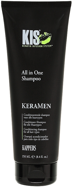 Shampoo & Conditioner for All Hair Types - Kis Care KeraMen All in One Shampoo — photo N1