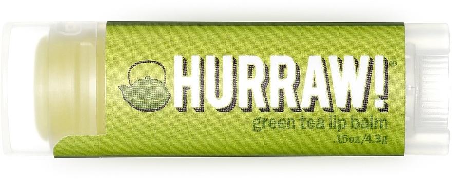 Green Tea Lip Balm - Hurraw! Green Tea Lip Balm — photo N5