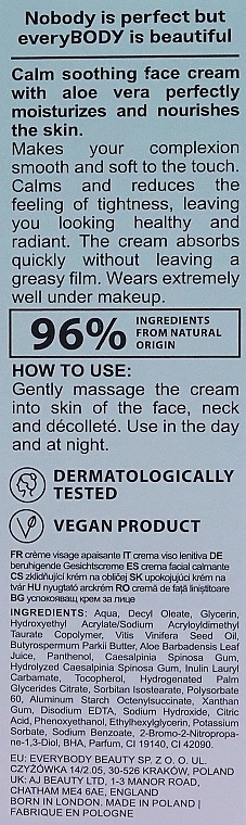 Bergamot & Sandal Soothing Face Cream - EveryBody Calm Soothing & Calming Face Cream Bergamot & Sandalwood — photo N4