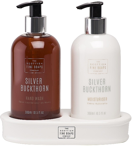 Set - Silver Buckthorn Hand Care Set (h/wash/300ml + cream/300ml) — photo N1