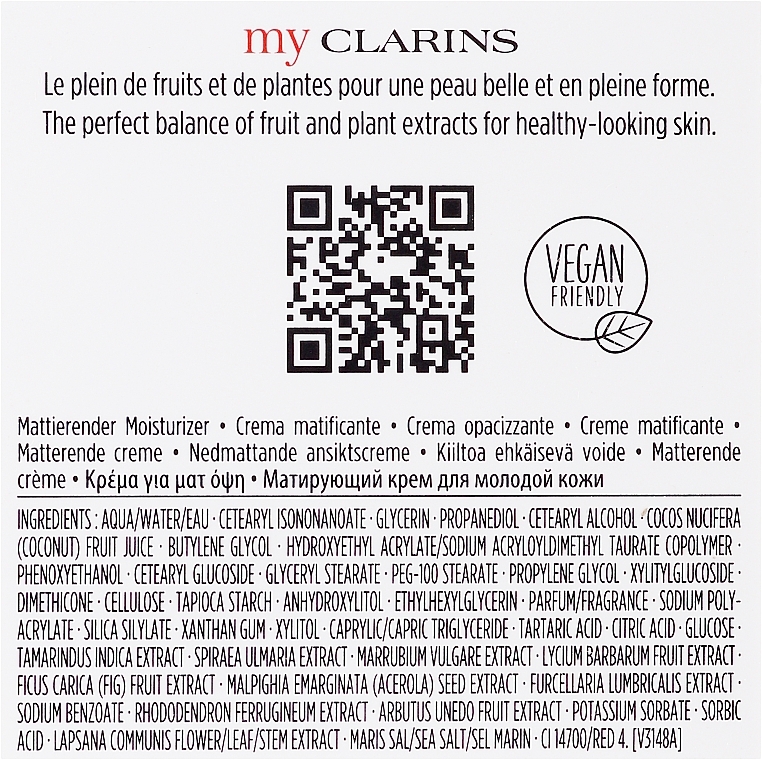 Mattifying Moisturizer for Oily Skin - Clarins My Clarins Re-Boost Matifying Hydrating Cream — photo N3