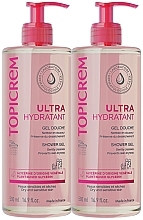 Set - Topicrem Ultra-Moisturizing Gentle Shower Gel (sh/gel/2x500ml) — photo N1