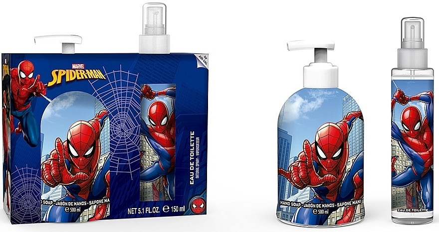 EP Line Marvel Spiderman - Set (edt/150ml + l/soap/500ml)  — photo N5