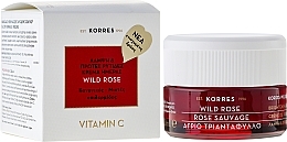 Fragrances, Perfumes, Cosmetics Day Face Cream for Normal and Combination Skin - Korres Wild Rose Brightening & First Wrinkles Day Cream