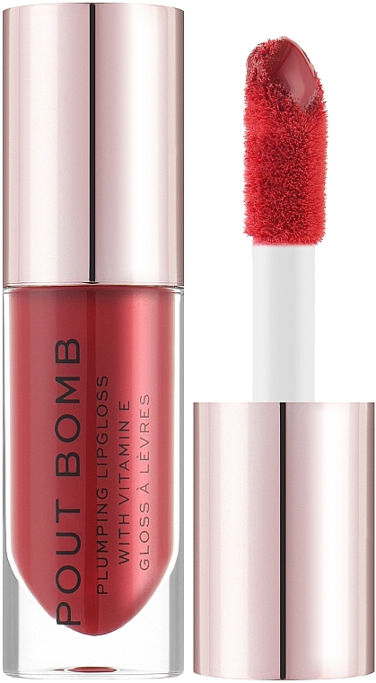 Lip Gloss - Makeup Revolution Pout Bomb Plumping Gloss — photo N1