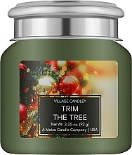 Scented Candle 'Elegant Christmas Tree' - Village Candle Trim The Tree — photo N1