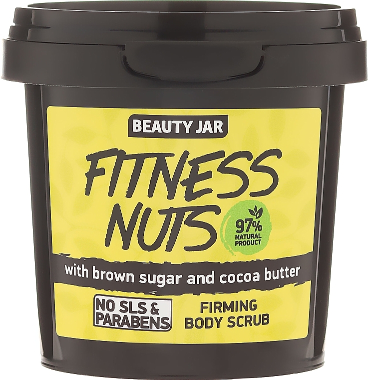 Firming Body Scrub "Fitness Nuts" - Beauty Jar Firming Body Scrub — photo N1