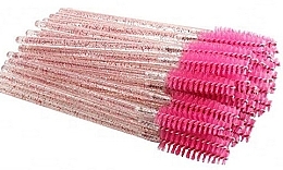 Fragrances, Perfumes, Cosmetics Disposable Lash & Brow Brushes, hot pink - Deni Carte