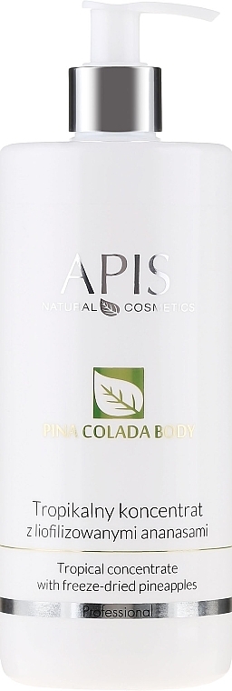 Tropical Freeze-Dried Pineapple Concentrate - Apis Professional Pina Colada Body Tropical Concentrate — photo N3