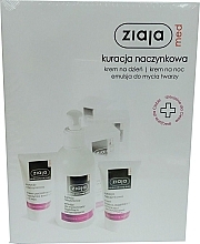 Fragrances, Perfumes, Cosmetics Set - Ziaja Med Treatment (d/cr/50ml + emu/200ml + n/cr/50ml)