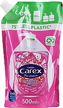 Fragrances, Perfumes, Cosmetics Antibacterial Liquid Soap - Carex Strawberry Candy (Refill)