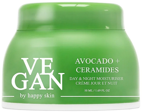 Set - Vegan By Happy Avocado + Ceramides Day & Night Moisturiser (f/cream/2x50ml) — photo N2