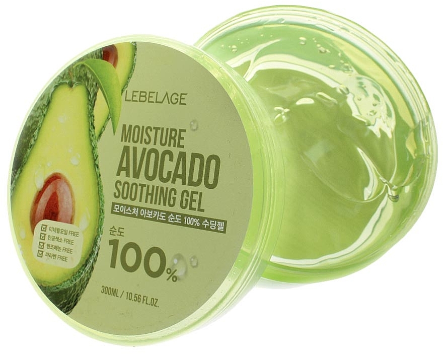 Face Gel - Lebelage Moisture Avocado 100% Soothing Gel — photo N18