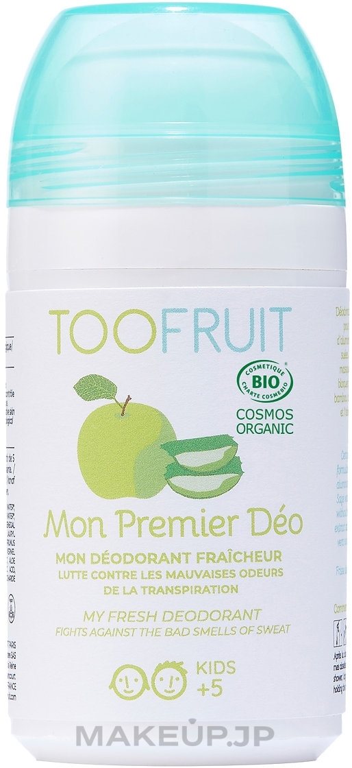 Deodorant "My First Deo. Apple-Aloe Vera" - TOOFRUIT Fresh Deodorant Sensetive Skin — photo 50 ml