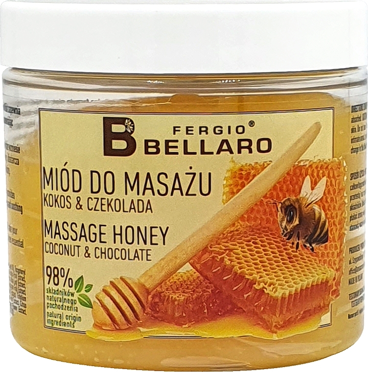 Massage Honey "Coconut & Chocolate" - Fergio Bellaro Massage Honey Coconut & Chocolate — photo N1