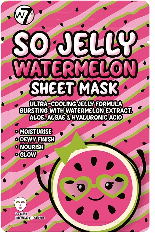 Watermelon Sheet Mask - W7 Watermelon Sheet Mask So Jelly — photo N4