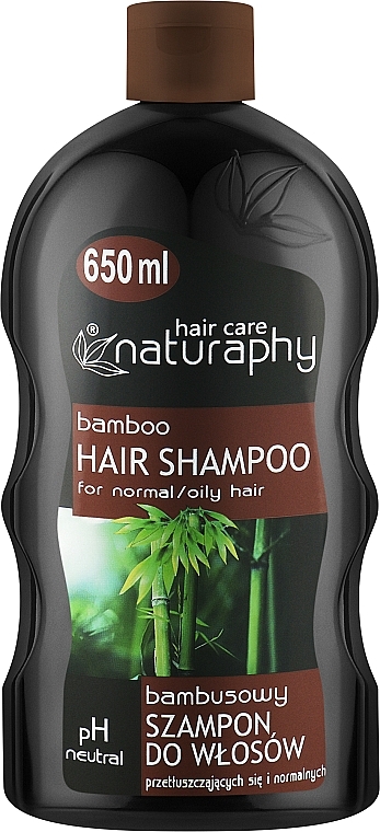 Shampoo for Greasy and Normal Hair 'Bamboo' - Naturaphy Shampoo — photo N1