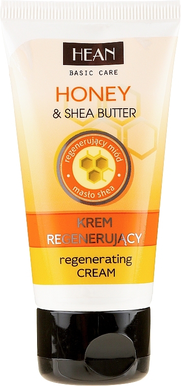 Face Cream (tuba) - Hean Basic Care Regenerating Cream Honey & Shea Butter — photo N1