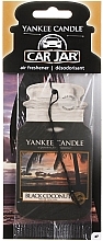 Black Coconut Car Jar Air Freshener - Yankee Candle  — photo N1