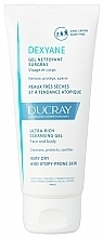 Fragrances, Perfumes, Cosmetics Ultra Rich Cleansing Facce & Body Gel - Ducray Dexyane Ultra Rich Cleansing Gel