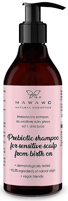 Baby Shampoo for Sensitive Scalp - Mawawo Prebiotic Shampoo For Sensitive Scalp From Birth On — photo N1