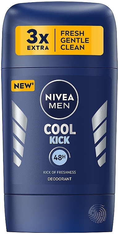 Antiperspirant Stick - Nivea Cool Kick Deodorant — photo N1