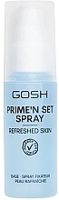Fragrances, Perfumes, Cosmetics Makeup Setting Spray - Gosh Prime'N Set Spray Refreshed Skin