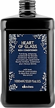 Fragrances, Perfumes, Cosmetics Nourishing Color Preserving Blonde Conditioner - Davines Heart Of Glass Rich Conditioner