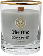 Fragrances, Perfumes, Cosmetics Decorative Candle in Glass, 8x9.5cm - Artman Organic The One