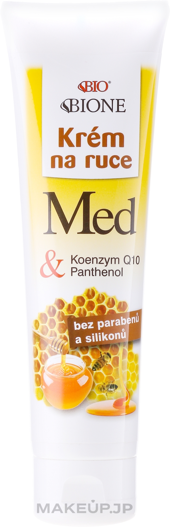 Hand Cream - Bione Cosmetics Honey + Q10 Cream — photo 100 ml