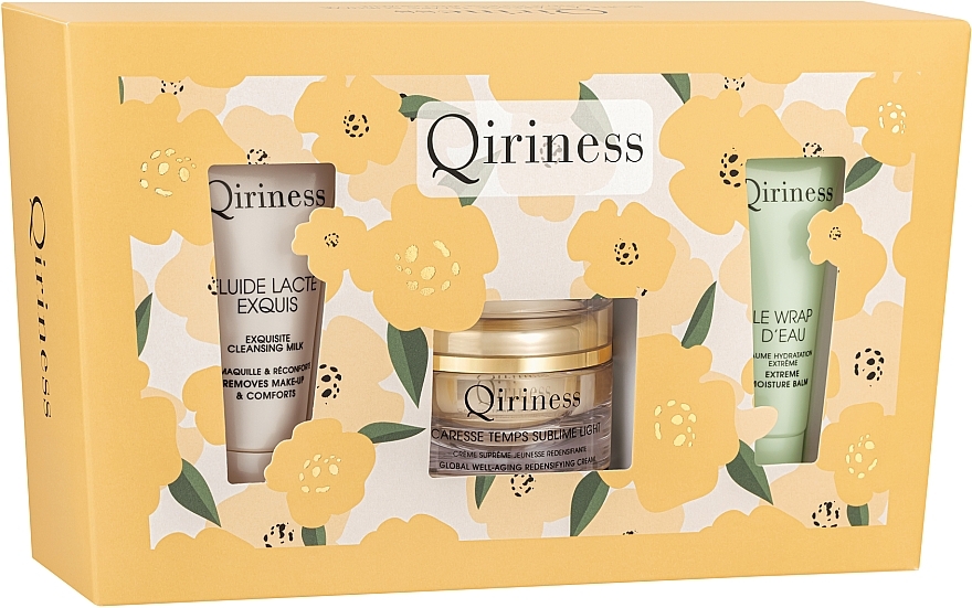 Set - Qiriness Temps Sublime Gift Box (cr/50ml + cl/milk/30ml + balm/20ml) — photo N1