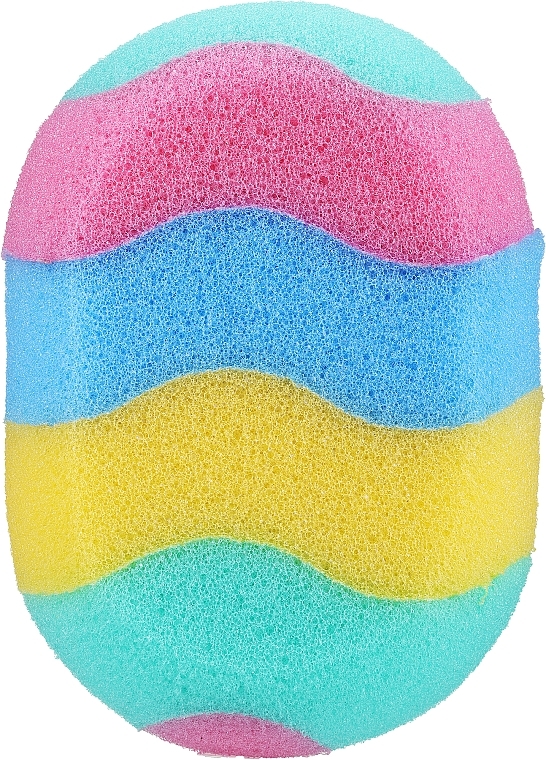 Rainbow Body Wash Sponge - Sanel №6 — photo N1