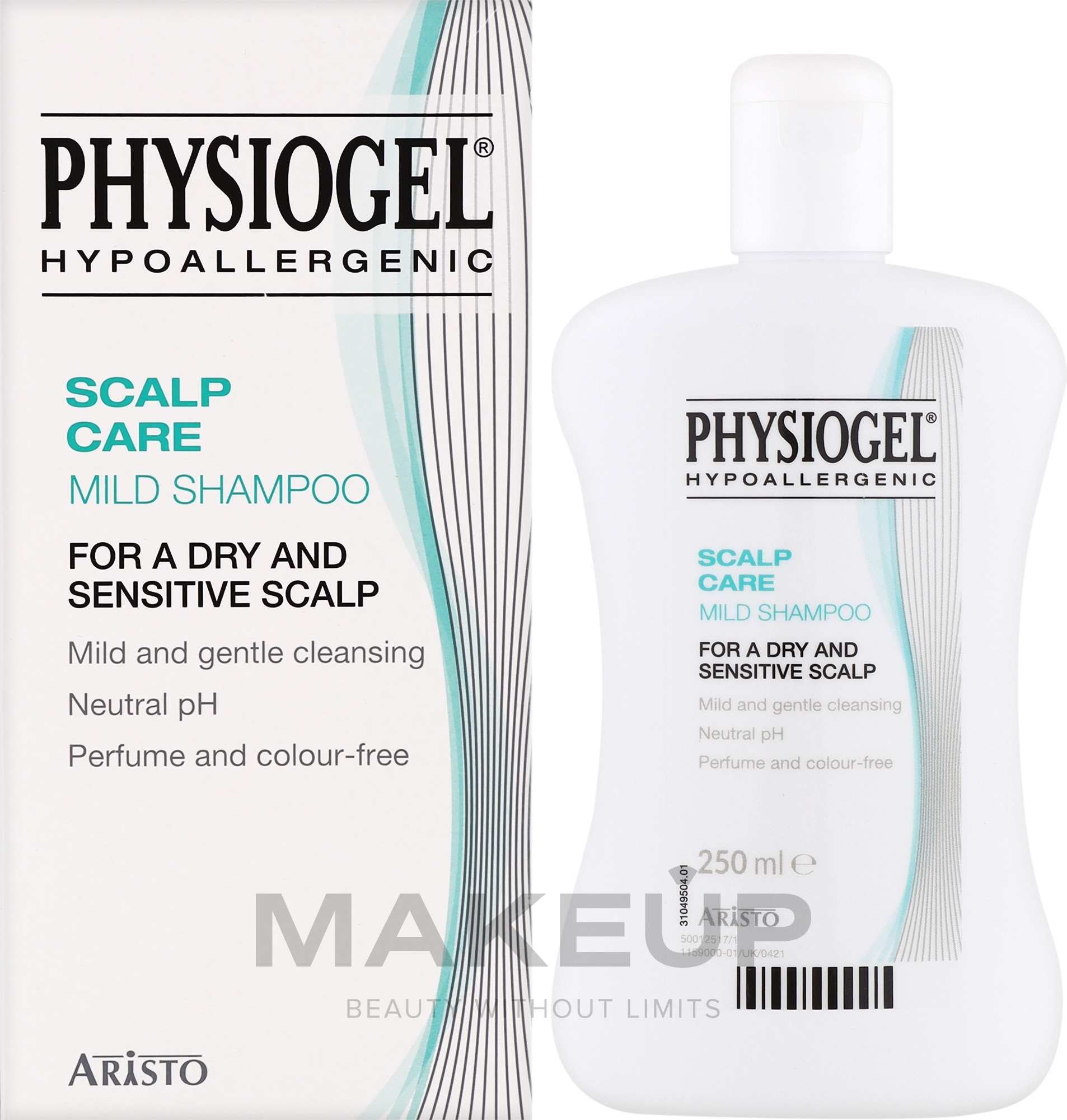 Hypoallergenic Hair Shampoo - Physiogel Hypoallergenic Delicate Shampoo — photo 250 ml