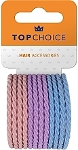 Hair Tie Set, 26546, purple-blue, 12 pcs - Top Choice Hair Bands — photo N2