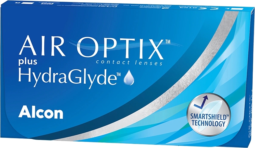 Monthly Contact Lenses - Alcon Air Optix Plus HydraGlyde  — photo N1