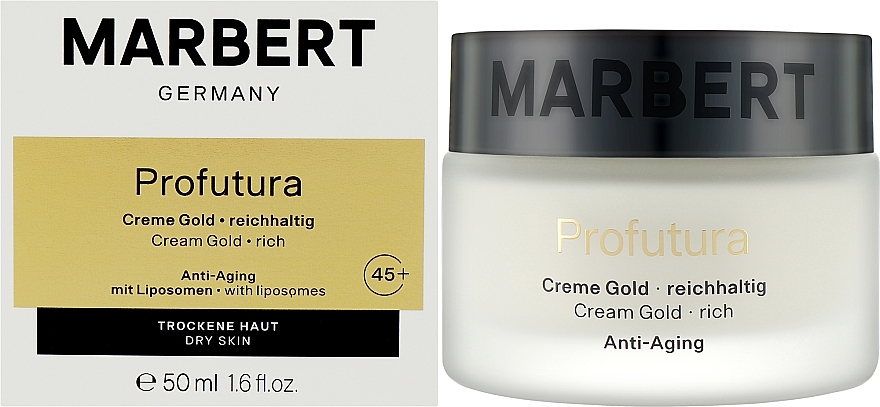 Rich Anti-Aging Cream for Dry Skin - Marbert Profutura Cream Gold Rich — photo N3