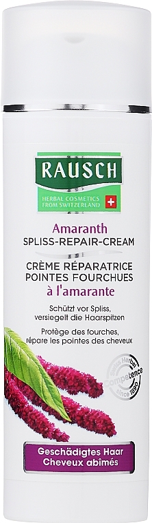 Cream for Damaged Hair Ends - Rausch Amaranth Spliss Repair Cream — photo N1